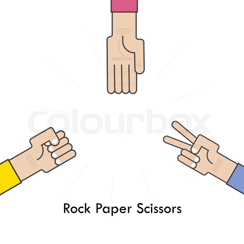 Rock Paper Scissors For It Sign Hand Stock Vector Colourbox 800x800 Rock Paper Scissors For It Sign Hand Stock Vector Colourbox