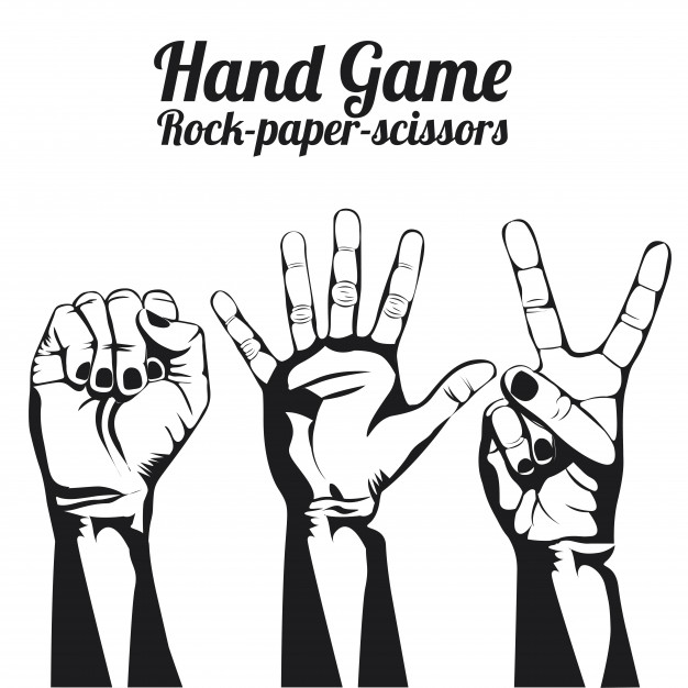 Rock Paper Scissors Vector Cartoon Hand Design Vector Premium 626x626 Rock Paper Scissors Vector Cartoon Hand Design Vector Premium