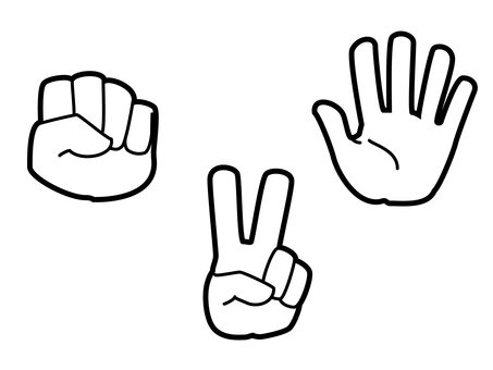 Rock Paper Scissors Vector at Vectorified.com | Collection of Rock ...