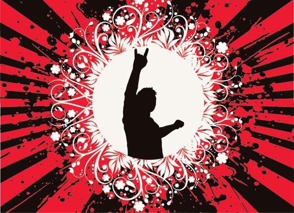 600x436 Rock Figures And The Trend Pattern Vector