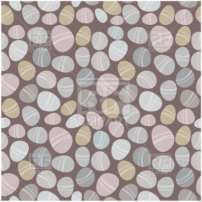 400x400 Seamless Retro Pattern With Rounded Rocks Vector Image