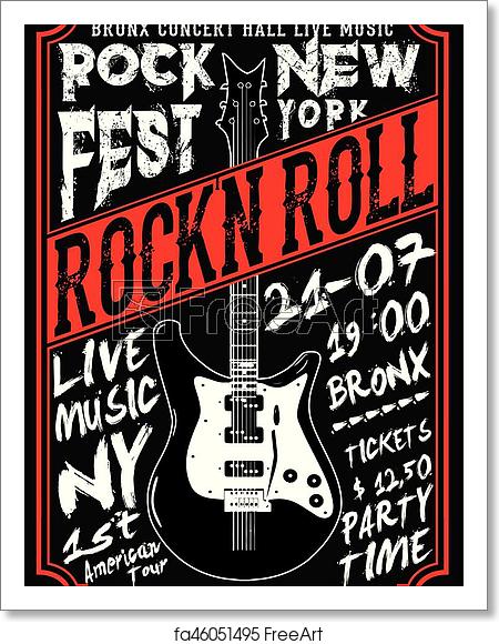 Free Art Print Of Rock Star Vintage Rock And Roll Typographic 450x580 Free Art Print Of Rock Star Vintage Rock And Roll Typographic