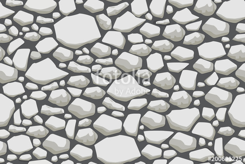 500x334 Grey Stone Wall Texture Vector Seamless Background Stock Image