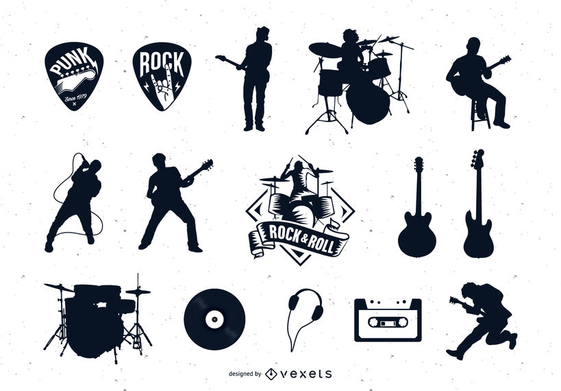 819x570 Rock Vector Collection