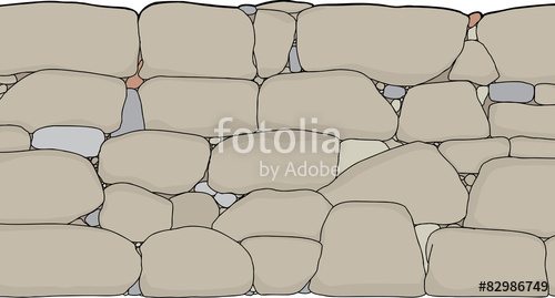 500x269 Isolated Rock Wall Stock Image And Royalty Free Vector