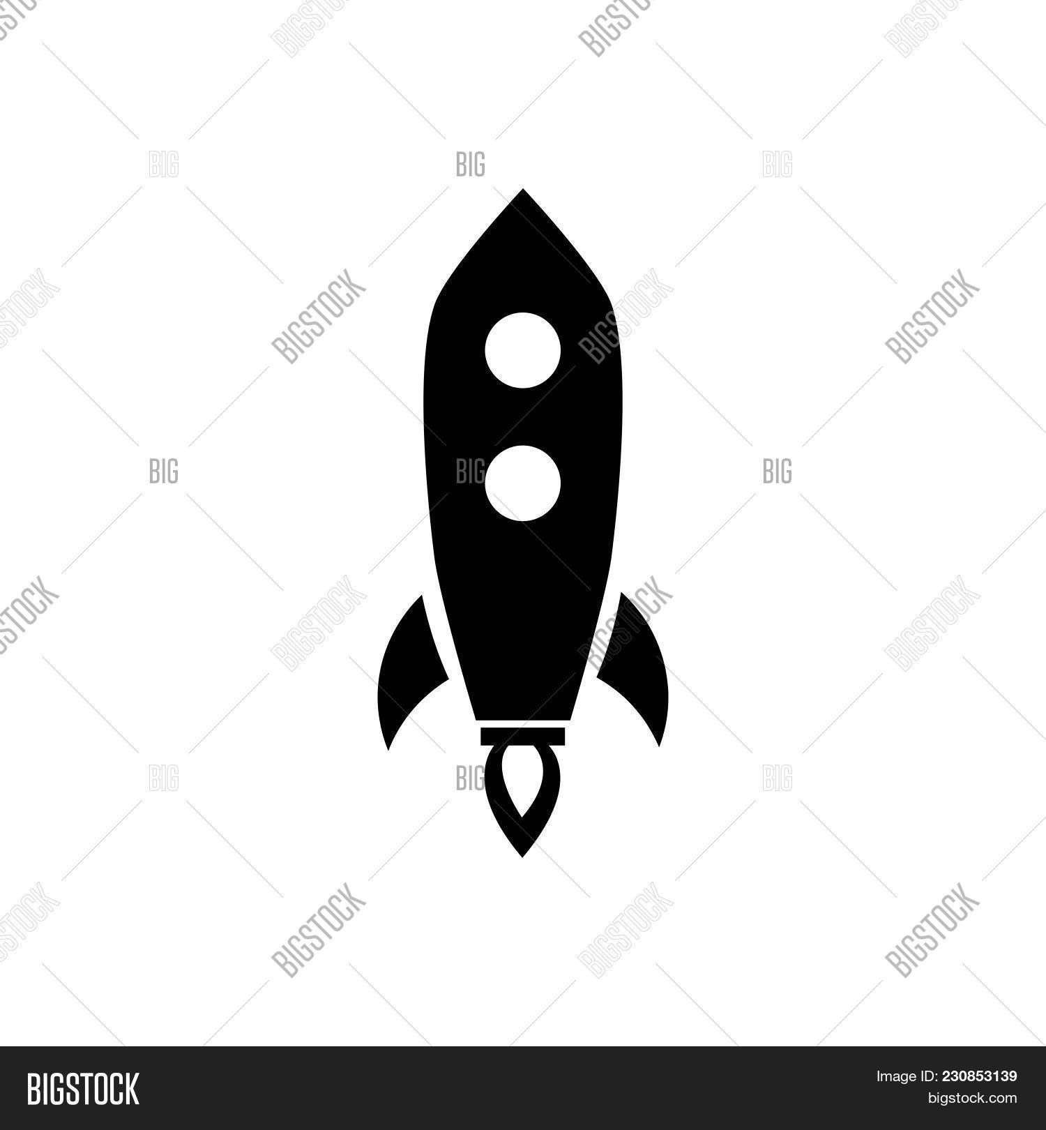 1500x1620 Rocket Vector Icon On White Background Rocket Modern Icon