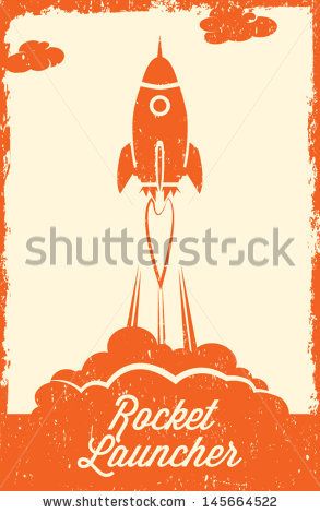 293x470 Retro Rocket Vector Free Vector In Adobe Illustrator