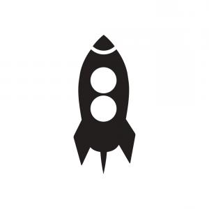 300x300 Royalty Free Stock Photography Cute Rocket Vector Illustration
