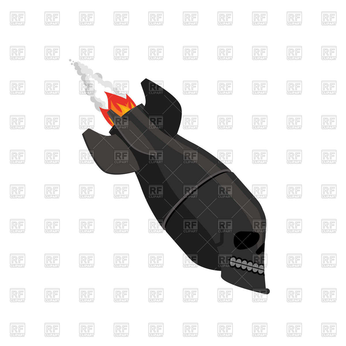 1200x1200 Scary Air Bomb On White Background