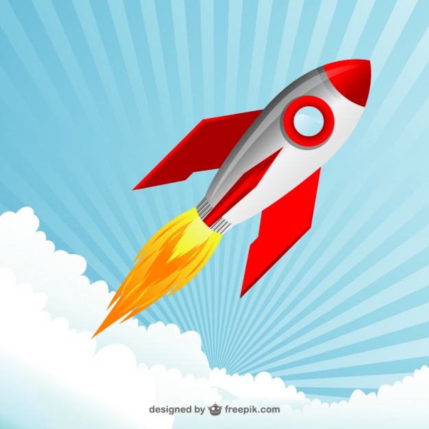 626x626 Space Rocket Vector Free Download
