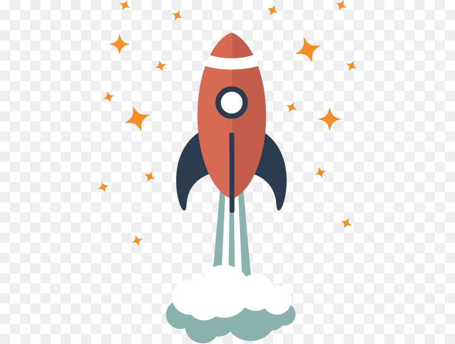 900x680 Rocket Flat Design Icon