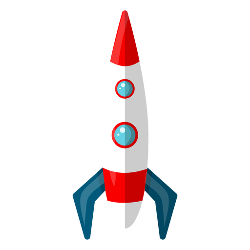 512x512 Space Rocket Illustration