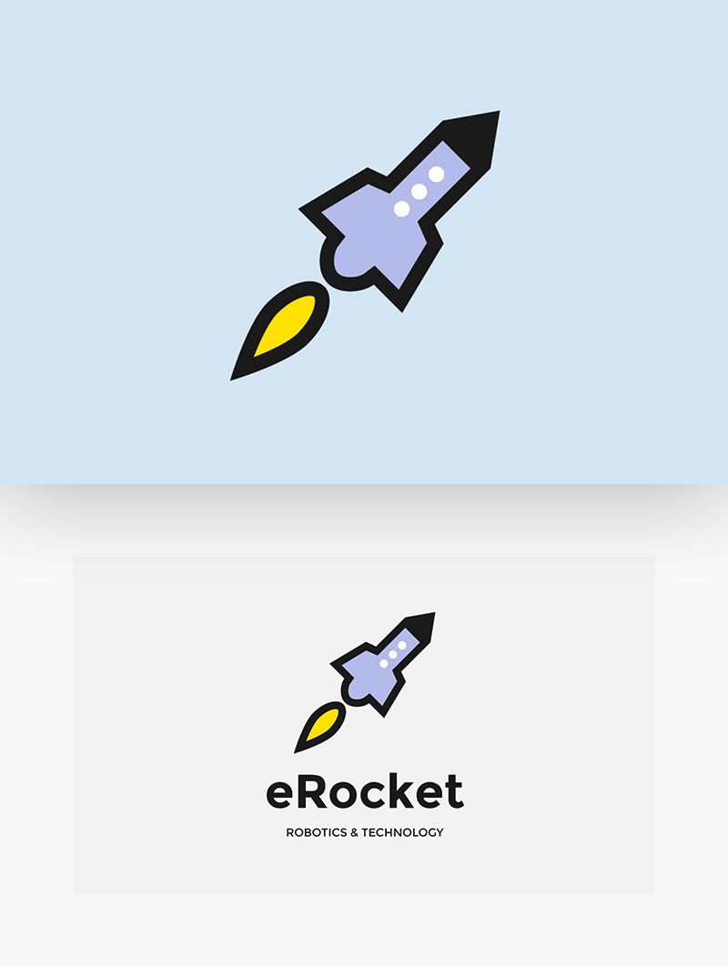 800x1062 Erocket Free Vectro Logo Download