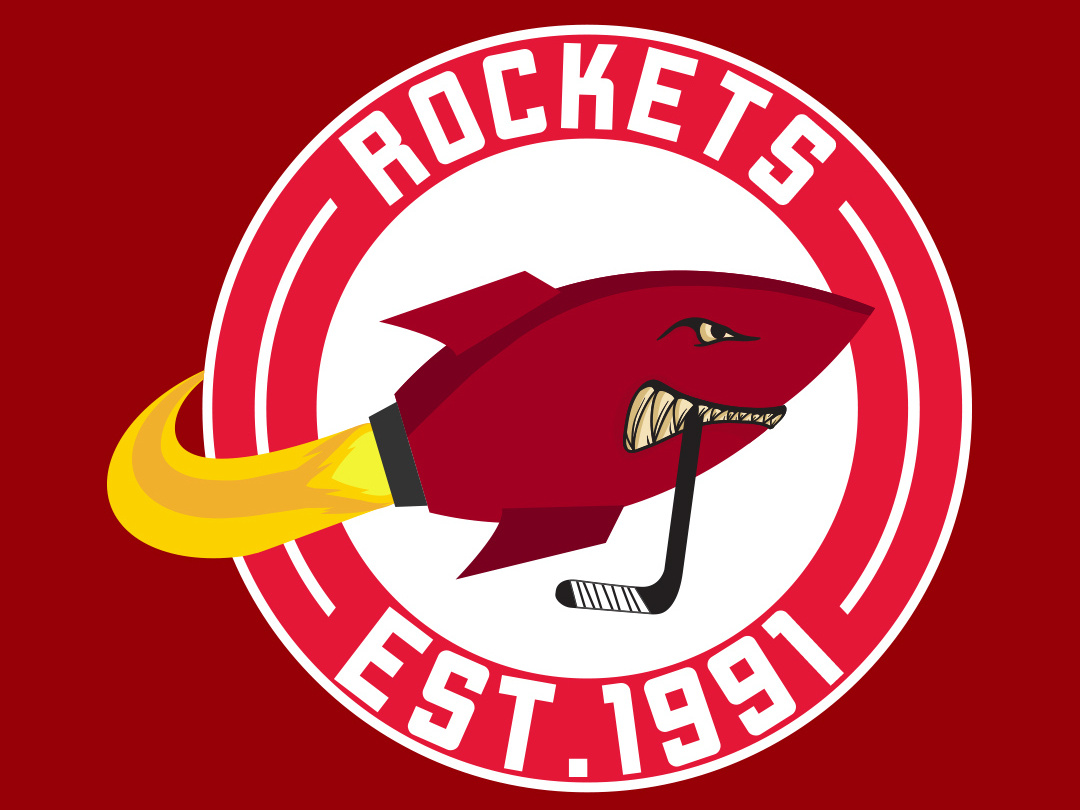 1080x810 Golden Rockets Logo Design