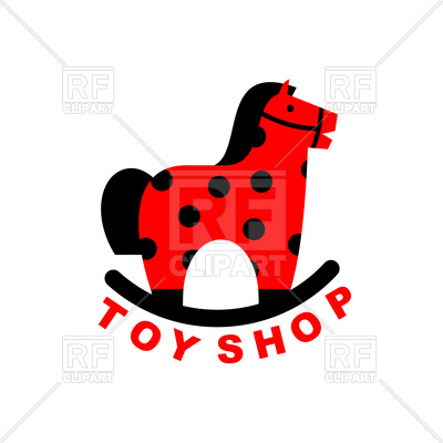 400x400 Toy Shop Icon Rocking Horse Vector Image Of Icons And Emblems