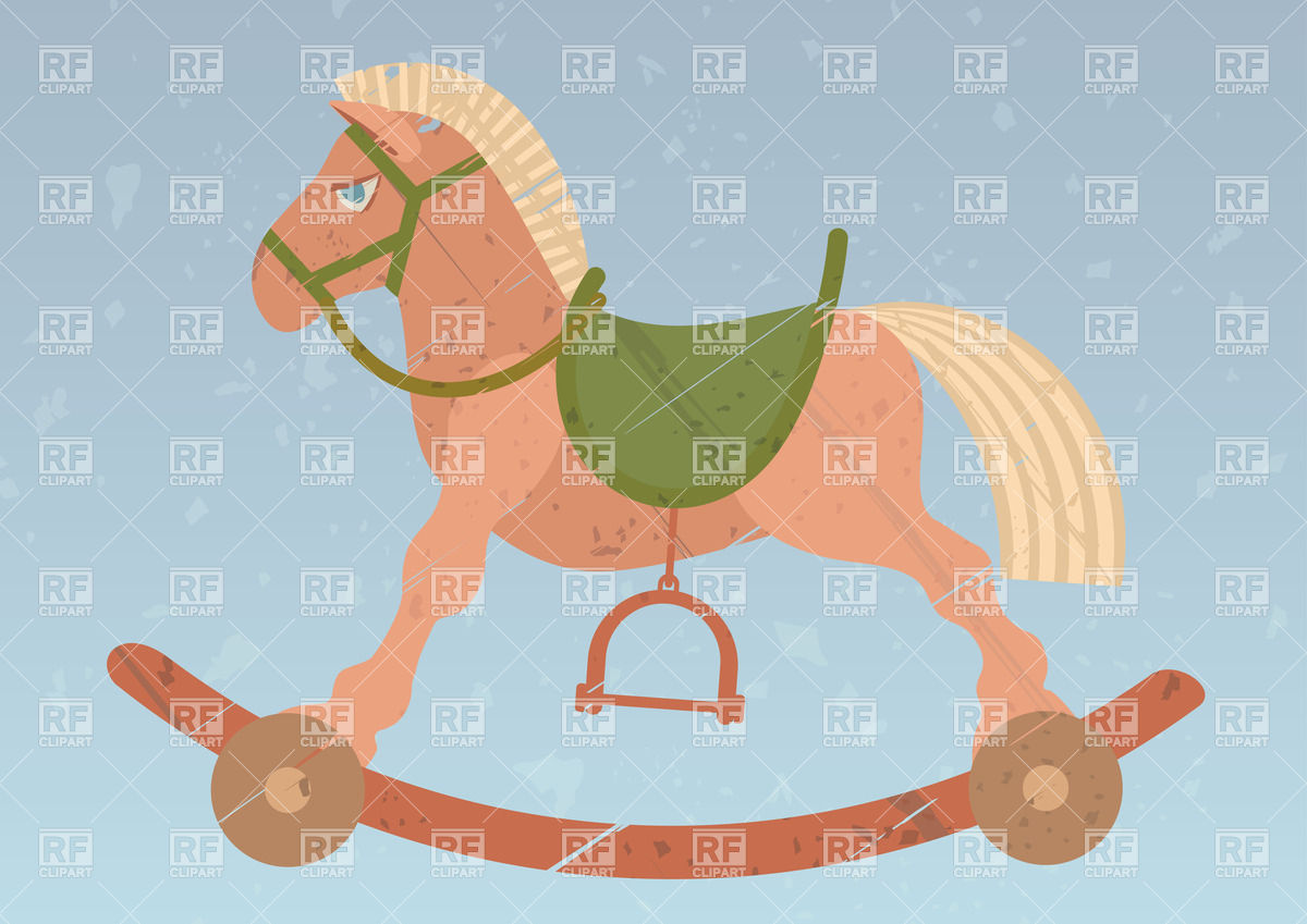 1200x849 Vintage Wooden Rocking Horse Vector Image Of Objects Sharpner