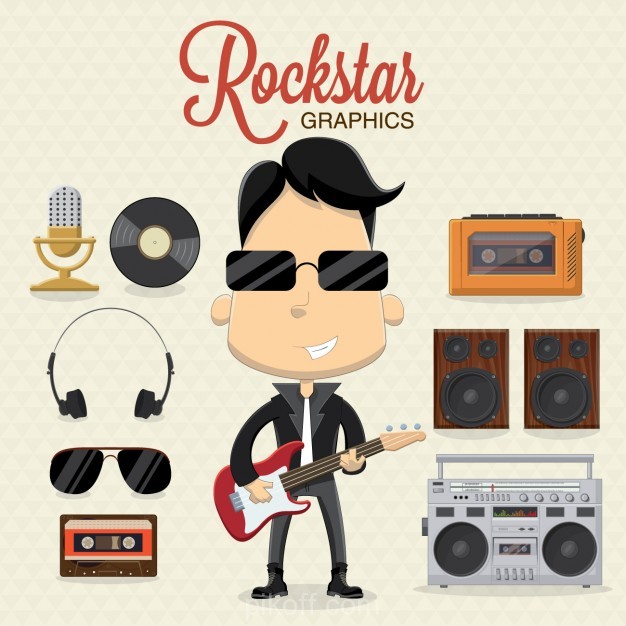 Rockstar Accesories Design Vector Free Download 626x626 Rockstar Accesories Design Vector Free Download