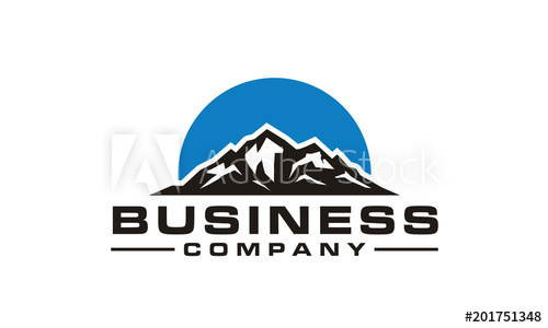 500x300 Ice Rocky Mountain Logo Design Inspiration