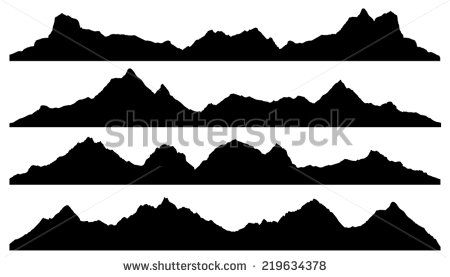 450x277 Image Result For Rocky Mountain Silhouette Murals Mountain