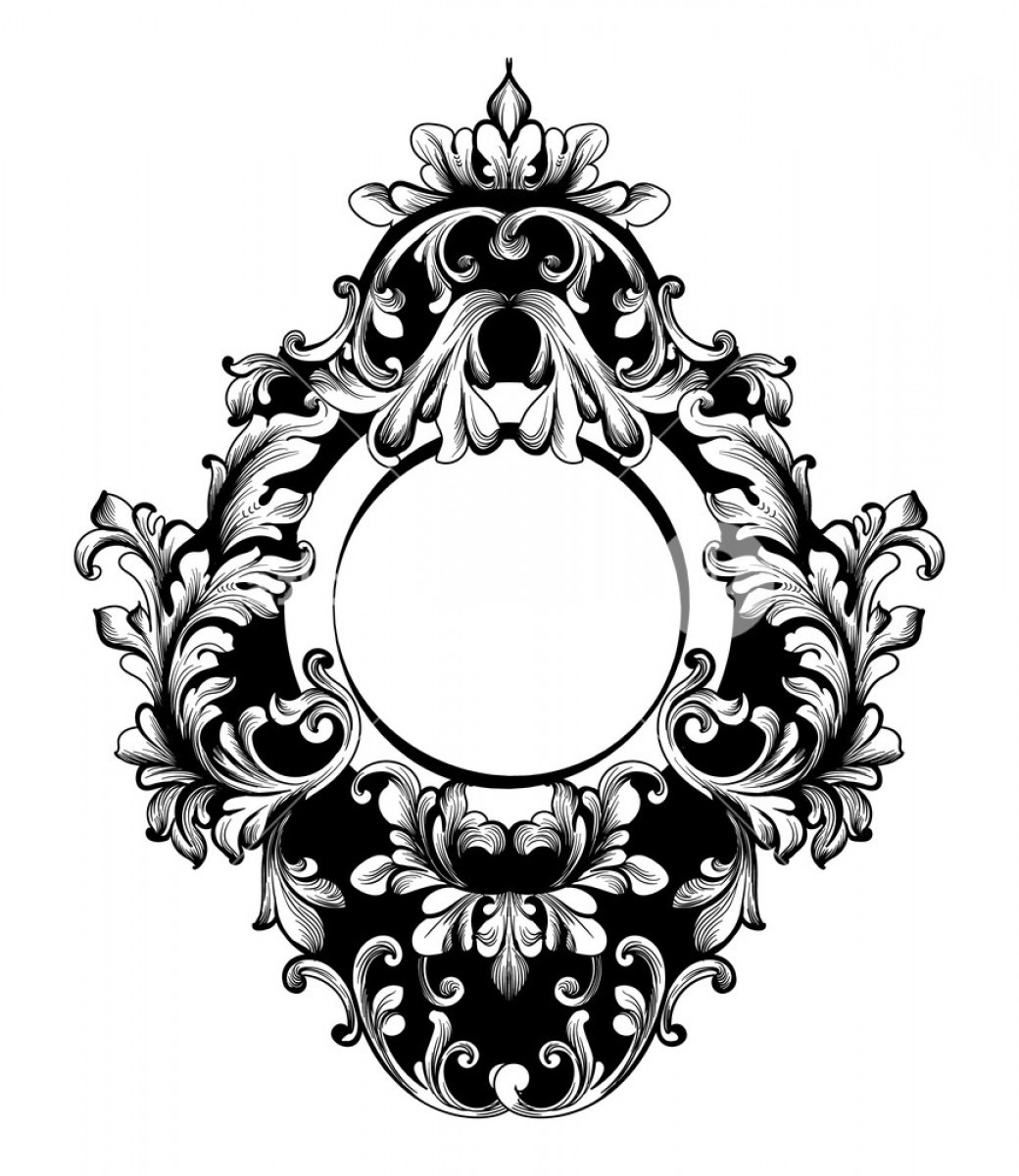 Rococo Frame Vector Hoodamathrun 1040x1200 Rococo Frame Vector Hoodamathrun