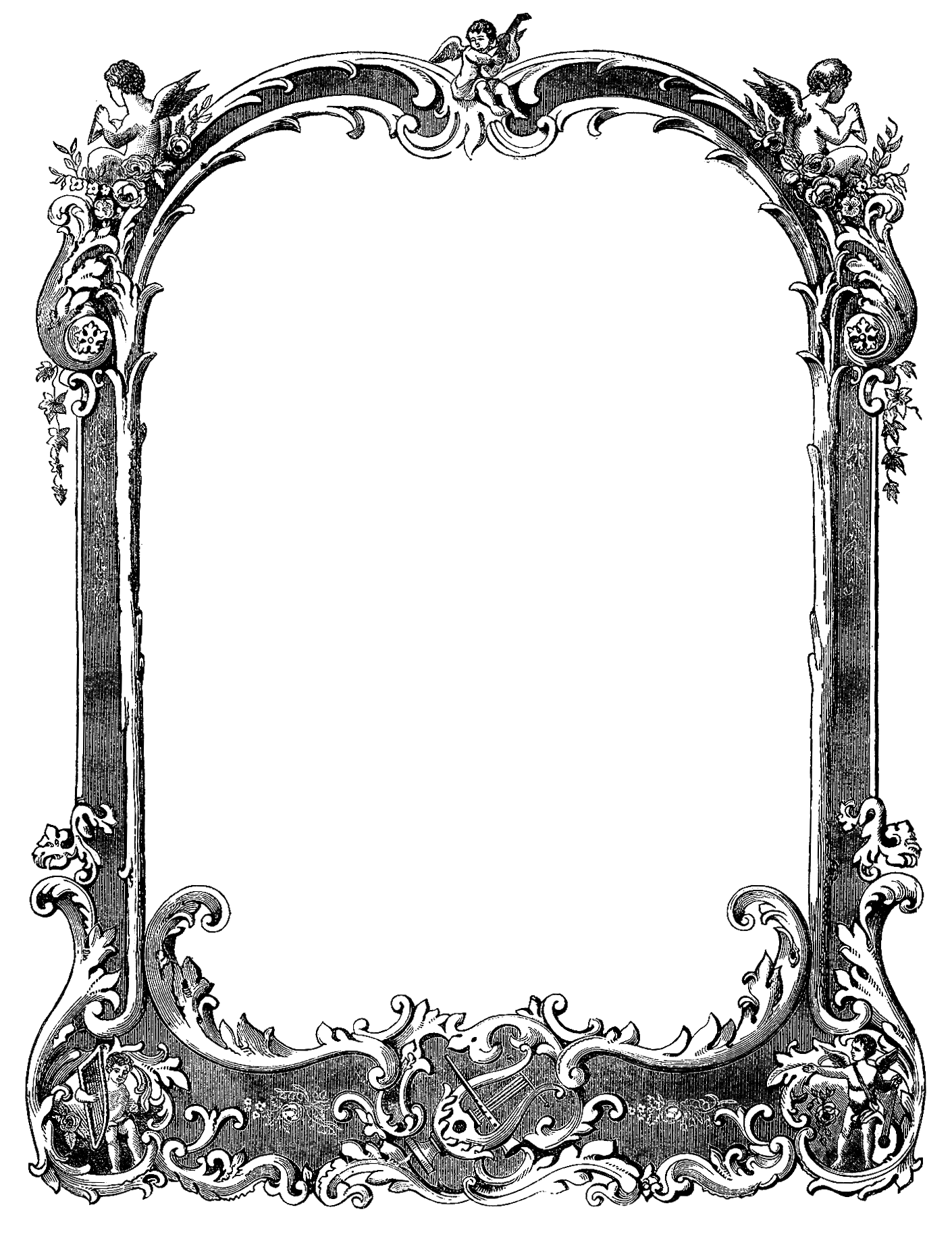 Rococo Clipart Vector Vintage For Free Download And Use Images 1410x1850 Rococo Clipart Vector Vintage For Free Download And Use Images