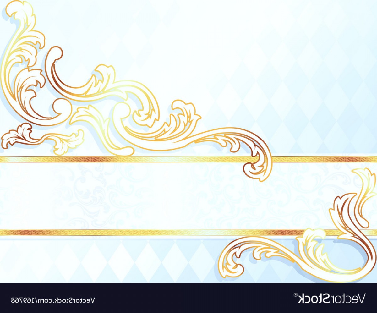 Beautiful Horizontal Rococo Wedding Banner Vector Catchsplace 1200x996 Beautiful Horizontal Rococo Wedding Banner Vector Catchsplace