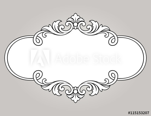 Vector Vintage Border Frame Logo Engraving With Retro Ornament 500x383 Vector Vintage Border Frame Logo Engraving With Retro Ornament