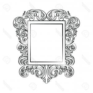Photostock Vector Glamorous Baroque Rococo Mirror Frame Vector 300x300 Photostock Vector Glamorous Baroque Rococo Mirror Frame Vector