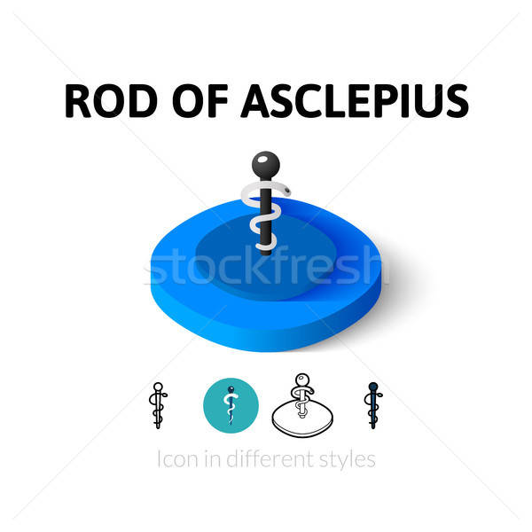 Rod Of Asclepius Icon In Different Style Vector Illustration 600x600 Rod Of Asclepius Icon In Different Style Vector Illustration