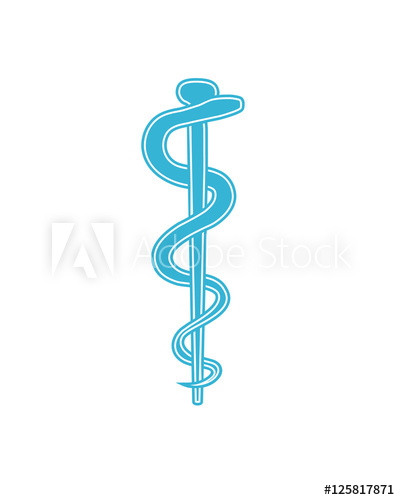 Vector Image Of The Medical Symbol Rod Of Asclepius 400x500 Vector Image Of The Medical Symbol Rod Of Asclepius