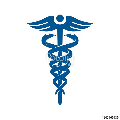 Health Logo Vector Caduceus Rod Of Asclepius Stock Image 500x500 Health Logo Vector Caduceus Rod Of Asclepius Stock Image