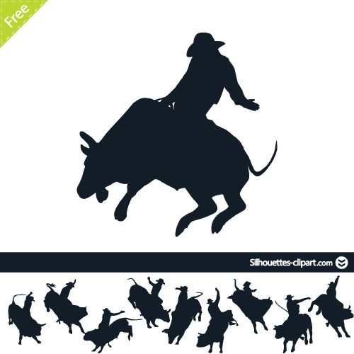 500x500 Rodeo Vector Cliparts