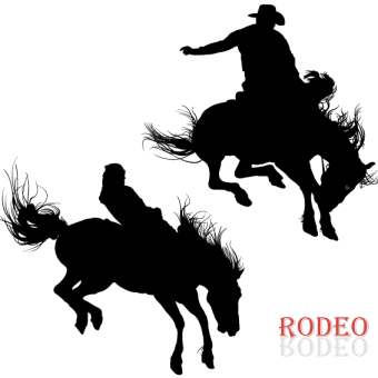 340x340 Free Vector Horse Silhouettes Pack Crafts Cowboy Draw, Vector