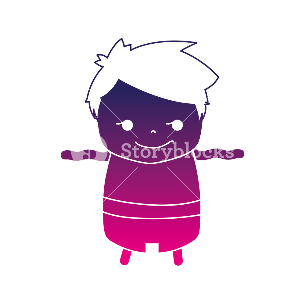 1000x1000 Silhouette Boy With Hairstyle Design And Rogue Face Vector