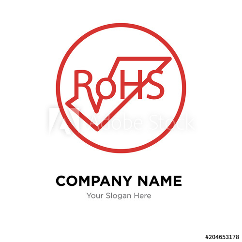 500x500 Rohs Company Logo Design Template, Colorful Vector Icon For Your