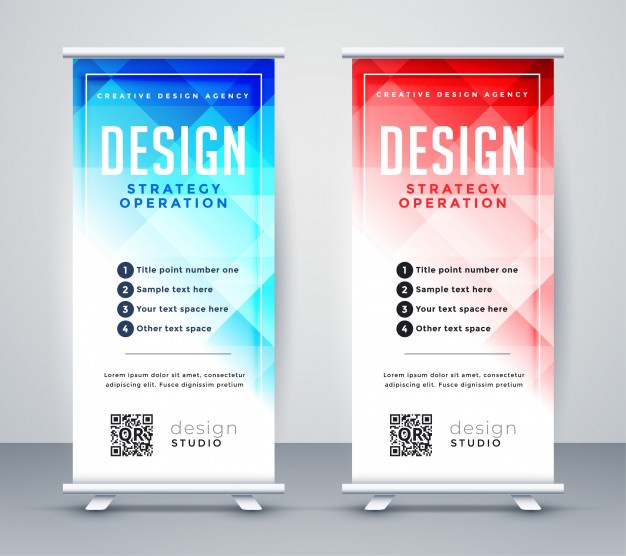 626x556 Roll Up Banner Vectors, Photos And Free Download