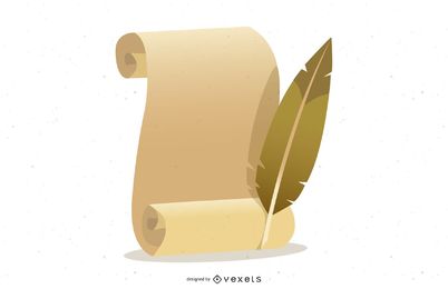 402x260 Paper Roll Vector Graphics To Download