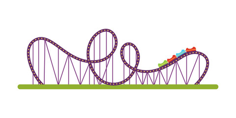 480x240 Roller Coaster Vector Photos, Royalty Free Images, Graphics