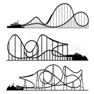 320x320 Vector Illustration Ferris Wheel Carnival Funfair Background