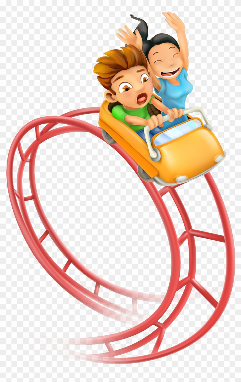 840x1333 Roller Coaster Amusement Park Clip Art
