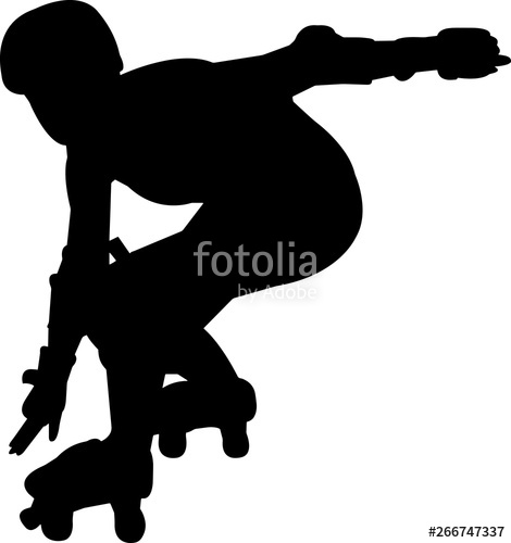 Roller Derby Isolated Vector Silhouette Stock Image And Royalty 470x500 Roller Derby Isolated Vector Silhouette Stock Image And Royalty