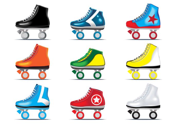 Vector Set Of Roller Derby 700x490 Vector Set Of Roller Derby