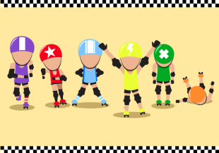 Free Roller Derby Vector Free Vectors Ui Download 310x217 Free Roller Derby Vector Free Vectors Ui Download
