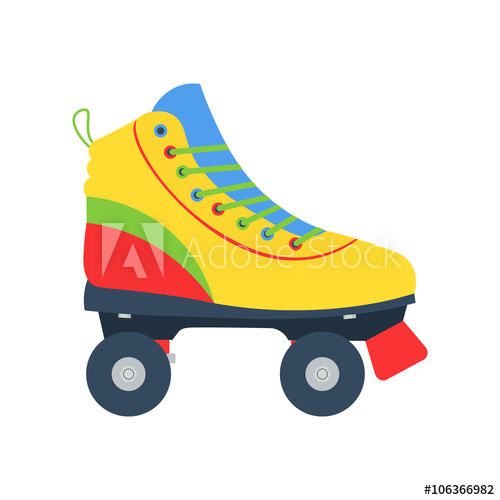 Roller Skate Vector at Vectorified.com | Collection of Roller Skate ...