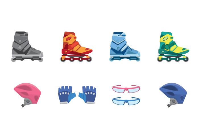 700x490 Free Roller Skate Vector Stock Images