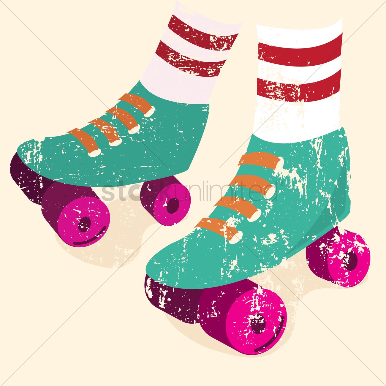 1300x1300 Free Roller Skates Vector Image