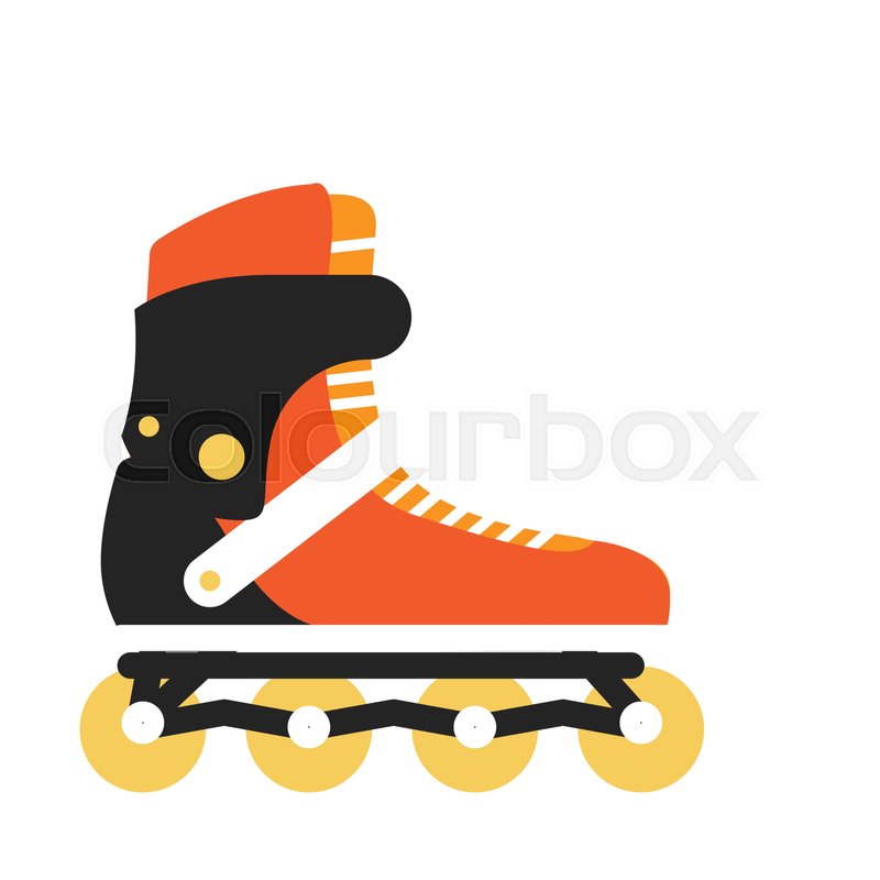 800x800 Inline Roller Skate Vector Sports And Stock Vector Colourbox