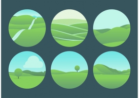 285x200 Hill Landscape Free Vector Graphic Art Free Download