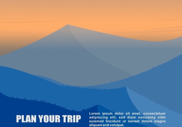 632x443 Beautiful Rolling Hills Vector Landscape Free Vector Download