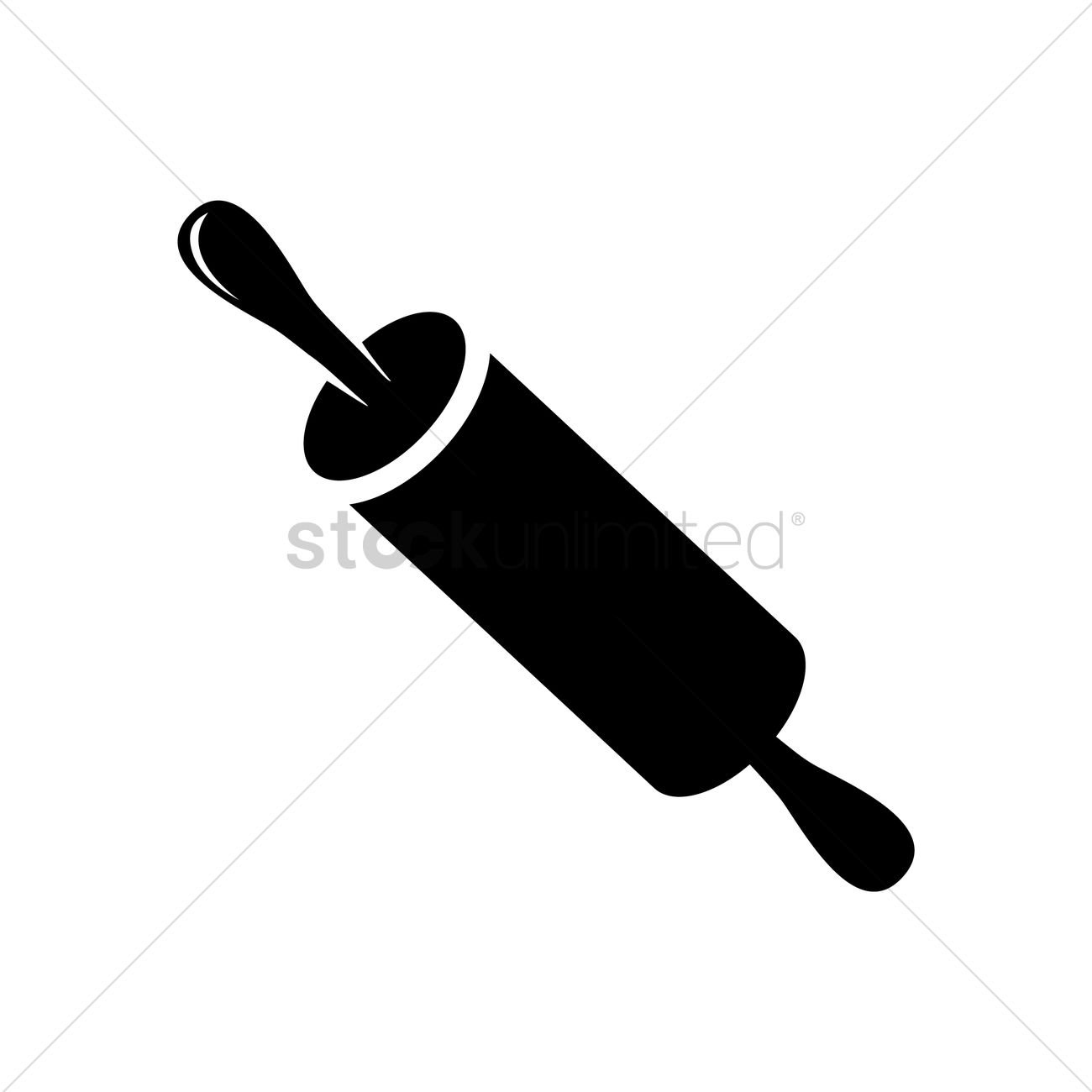 Rolling Pin Vector Image 1300x1300 Rolling Pin Vector Image